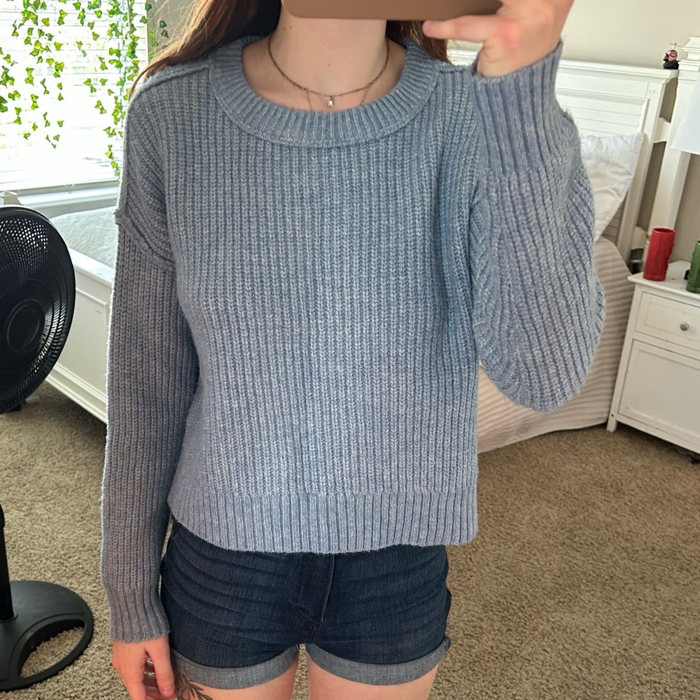 Cute boho cropped sweater